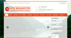 Desktop Screenshot of hotelbrahmaputra.com